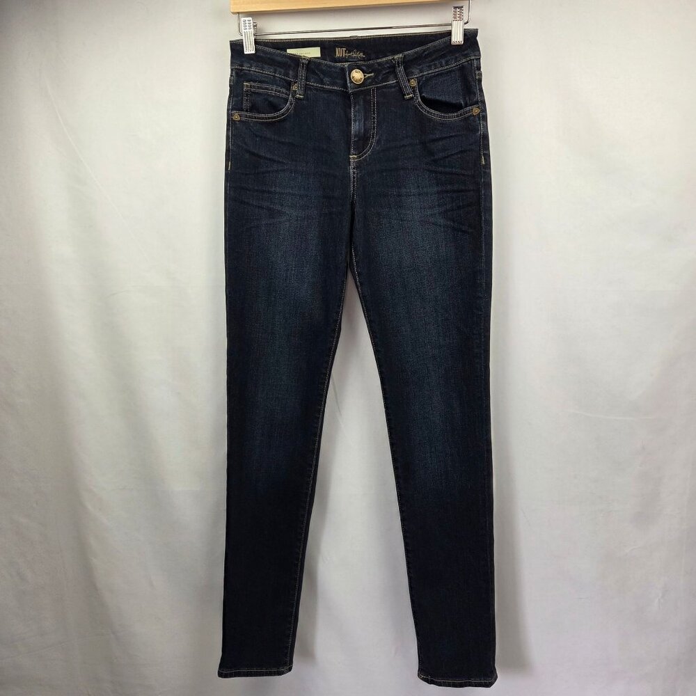 Kut From The Kloth Diana Kurvy Skinny Jeans Size 4 Dark Wash